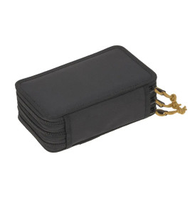 School Triple Federmäppchen Unique black