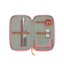 School Triple Federmäppchen Unique pink