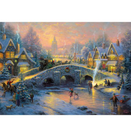Schmidt Spiele Puzzle Winterliches Dorf 1000 Teile