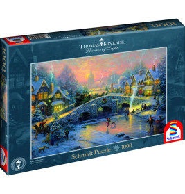 Schmidt Spiele Puzzle Winterliches Dorf 1000 Teile