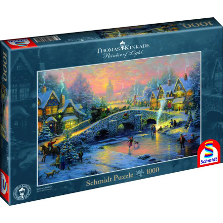 Schmidt Spiele Puzzle Winterliches Dorf 1000 Teile