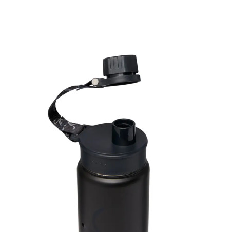 Black Edelstahl Trinkflasche