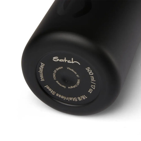 Black Edelstahl Trinkflasche