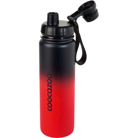 Isolierte Edelstahl-Trinkflasche, Gradient Red