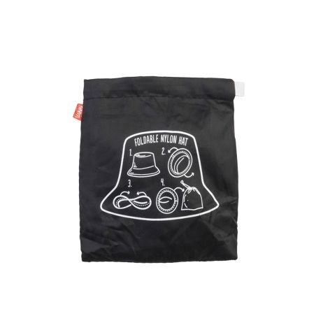 sos sanpei - faltbarer Regenhu t - black