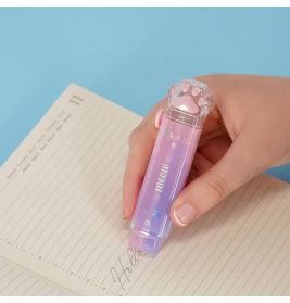RETRACTABLE ERASER - MEOW - KITTY