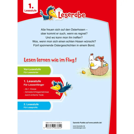 Die schönsten Leseraben-Ostergeschichten - lesen lernen mit dem Leseraben - Erstlesebuch - Kinderbuc
