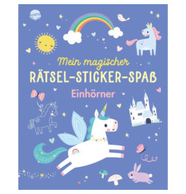 Mein magischer Rätsel-Sticker- Spaß - Einhörner
