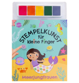 Arena Verlag: Stempelkunst für kleine Meerjungfrauen – Kreatives Set ab 4 Jahren