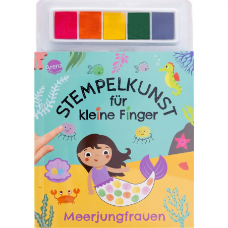 Arena Verlag: Stempelkunst für kleine Meerjungfrauen – Kreatives Set ab 4 Jahren