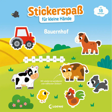 Stickerspaß für kleine Hände - Bauernhof