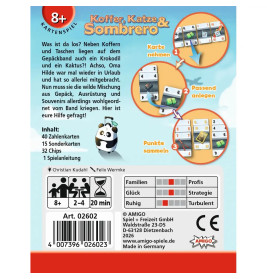 Koffer, Katze   Sombrero