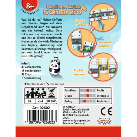 Koffer, Katze   Sombrero