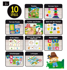 Montessori - Die Lernspielsammlung (10 pädagogische Spiele)