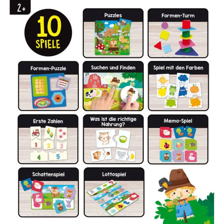 Montessori - Die Lernspielsammlung (10 pädagogische Spiele)