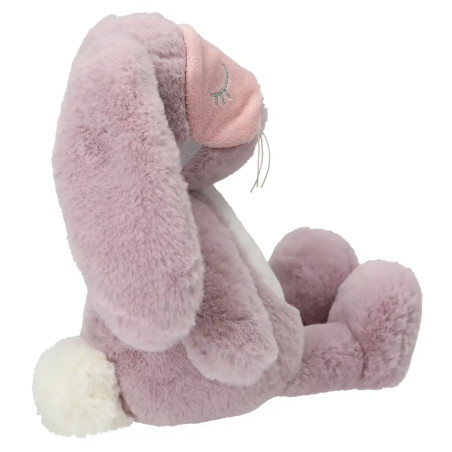 Princess Mimi Plüsch Hase lila mit Schlafmaske