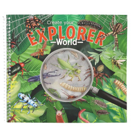 Explorer Stickerworld mit Relief Stickern