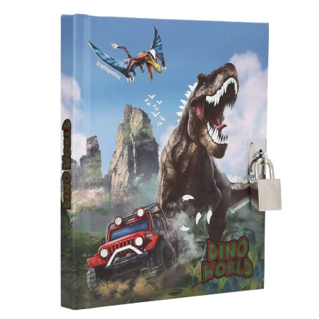 Dino World Tagebuch mit Schloss
