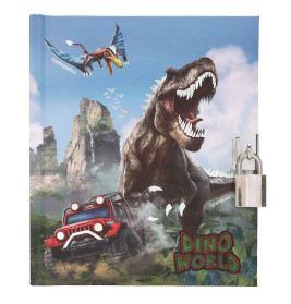 Dino World Tagebuch mit Schloss