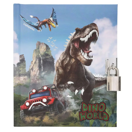 Dino World Tagebuch mit Schloss