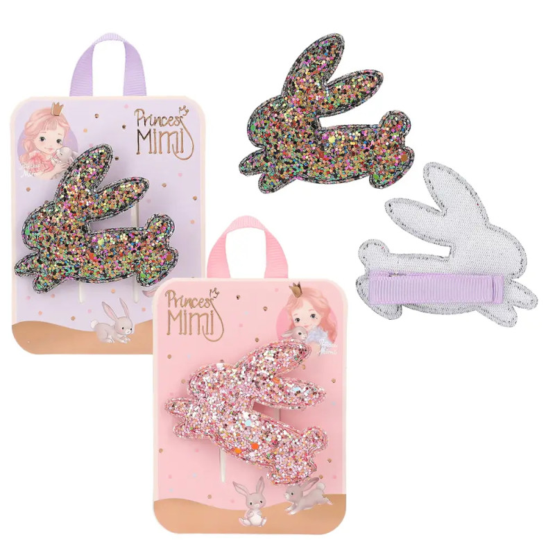 Princess Mimi Haarspange Glitzer Hase