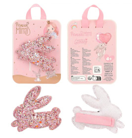 Princess Mimi Haarspange Glitzer Hase