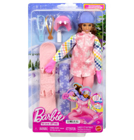 Barbie Snowboarderin Spielset