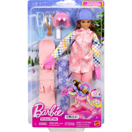 Barbie Snowboarderin Spielset