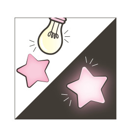 Ylvi Glow in the dark - Sterne