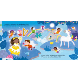 Mein funkelndes Stickerbuch: Bei den Elfen und Feen