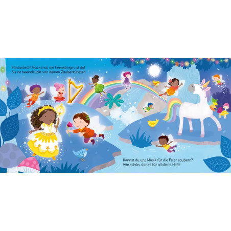 Mein funkelndes Stickerbuch: Bei den Elfen und Feen