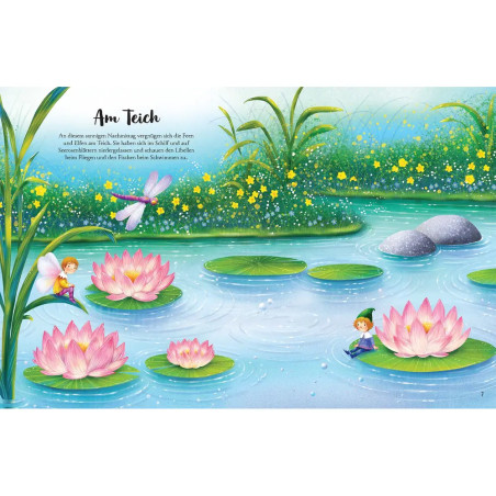 Mein funkelndes Stickerbuch: Bei den Elfen und Feen