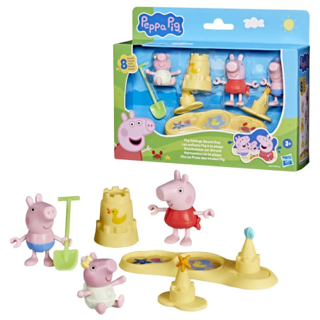 PEP Peppa Pig Geschwister am Strand