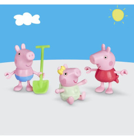 PEP Peppa Pig Geschwister am Strand