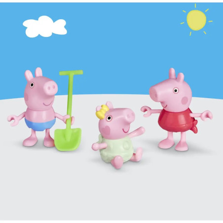 PEP Peppa Pig Geschwister am Strand