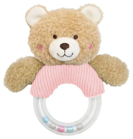 Spielmaus Baby Rasselring ''Bär'', 2-fach sortiert