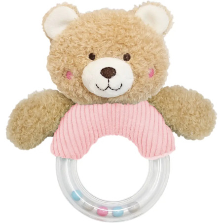 Spielmaus Baby Rasselring ''Bär'', 2-fach sortiert