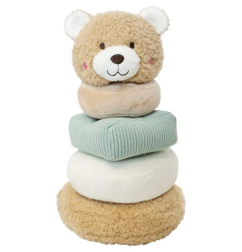 Spielmaus Baby Plüsch Stapelturm ''Bär'', 2-fach sortiert