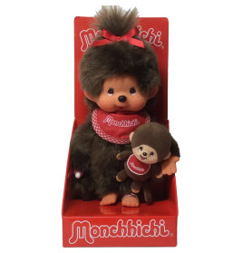 Monchhichi 20cm Mother Girl + Mini MCC