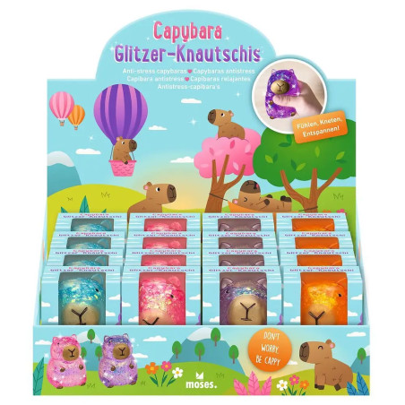 Capybara Glitzer-Knautschi
