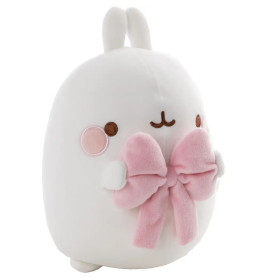 Kuscheltier MOLANG mit Schleife in Geschenkverpackung