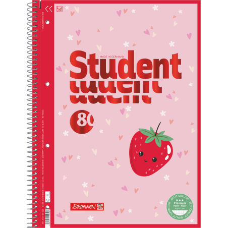 Collegeblock A4 Lin.28 90g Fruity Love