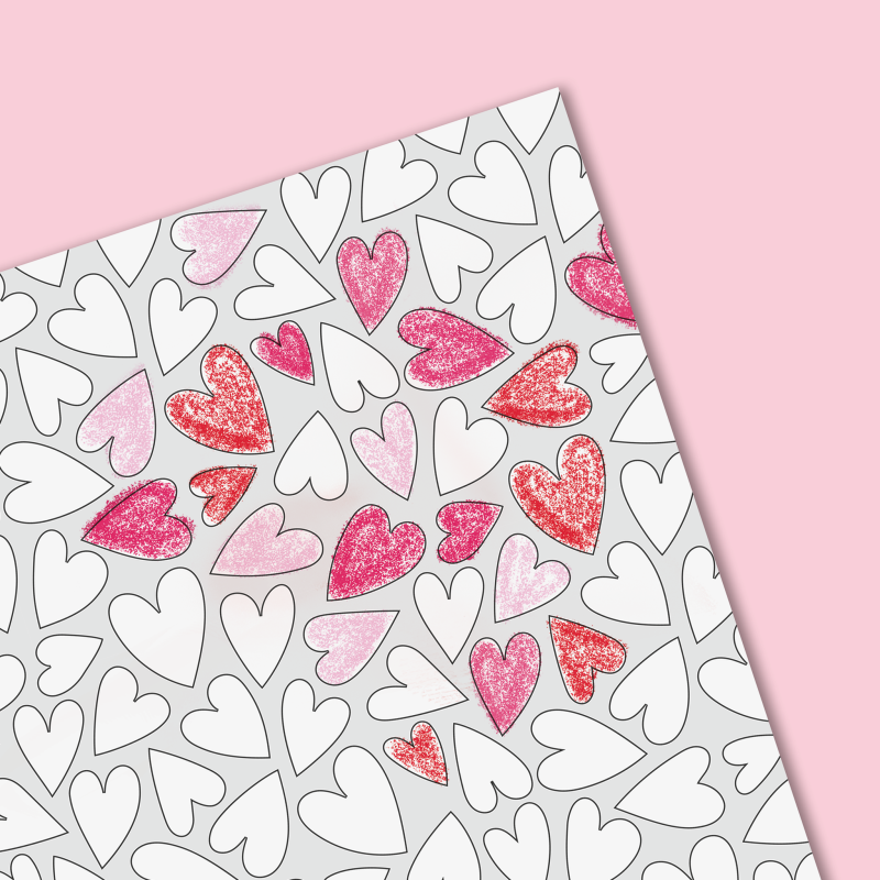 Zeichenblock A3 20 Blatt Fruity Love