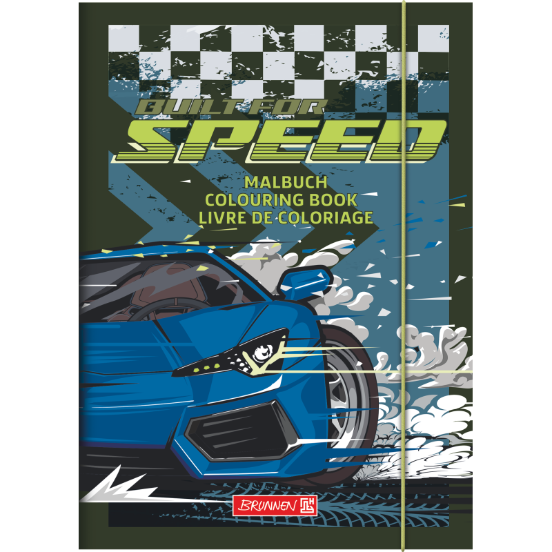 Ausmalbuch Fast Wheels