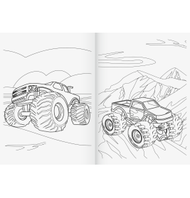 Ausmalbuch Fast Wheels