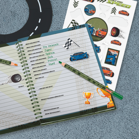 Freundebuch Fast Wheels