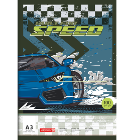 Zeichenblock A3 20 Blatt Fast Wheel