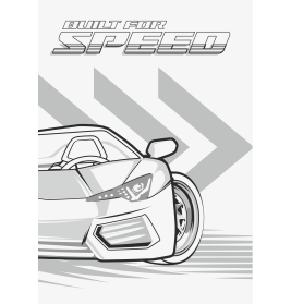 Zeichenblock A3 20 Blatt Fast Wheel