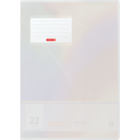 Hefthülle A4 FACT!pp weiß mit Namenschild