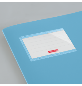 Hefthülle A4 FACT!pp hblau mit Namenschild